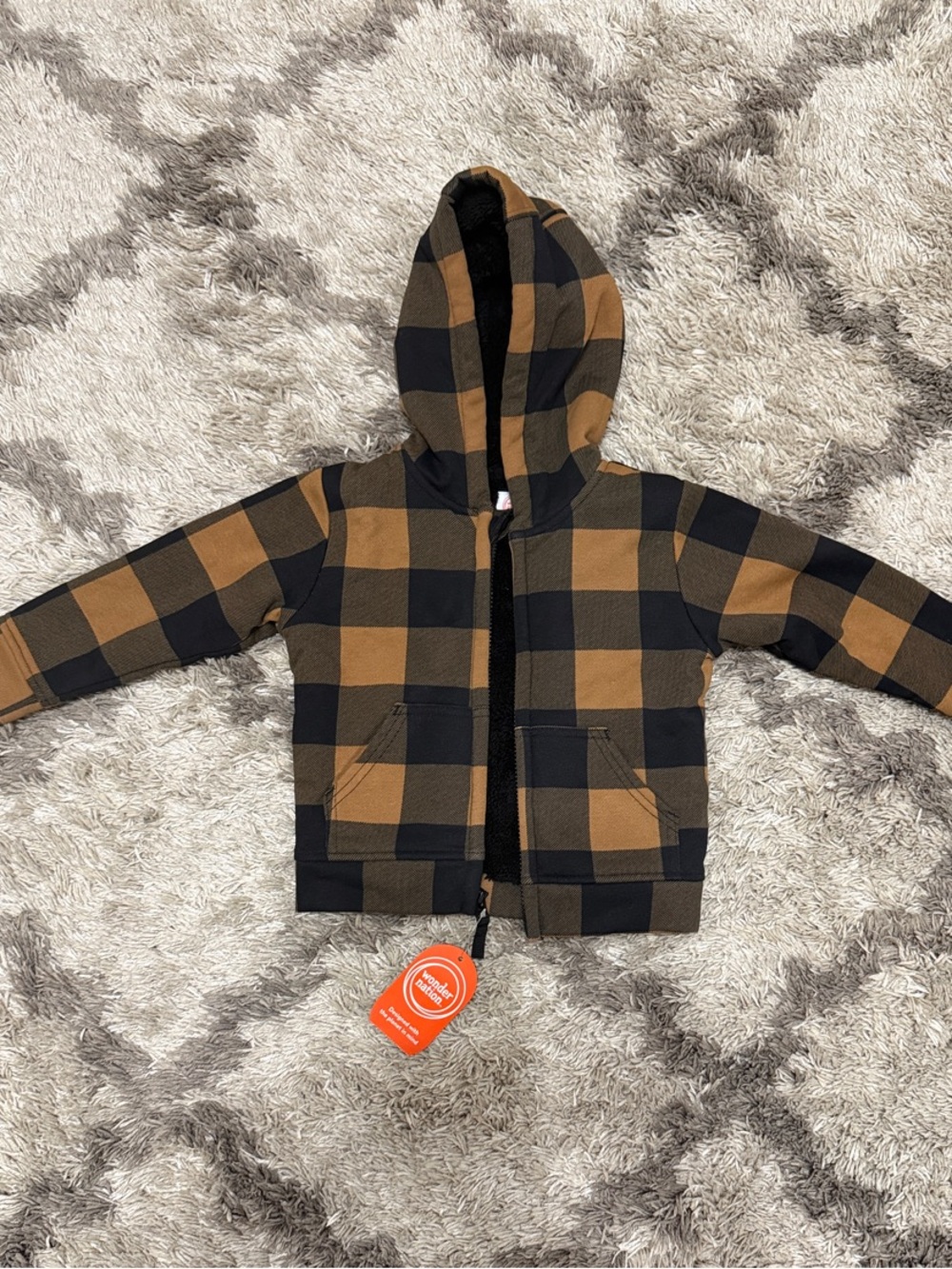 Wonder Nation Buffalo Plaid jackset